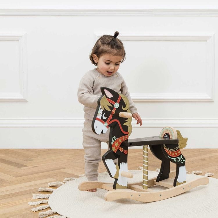 Classic Wooden Rocking Horse - Image 5