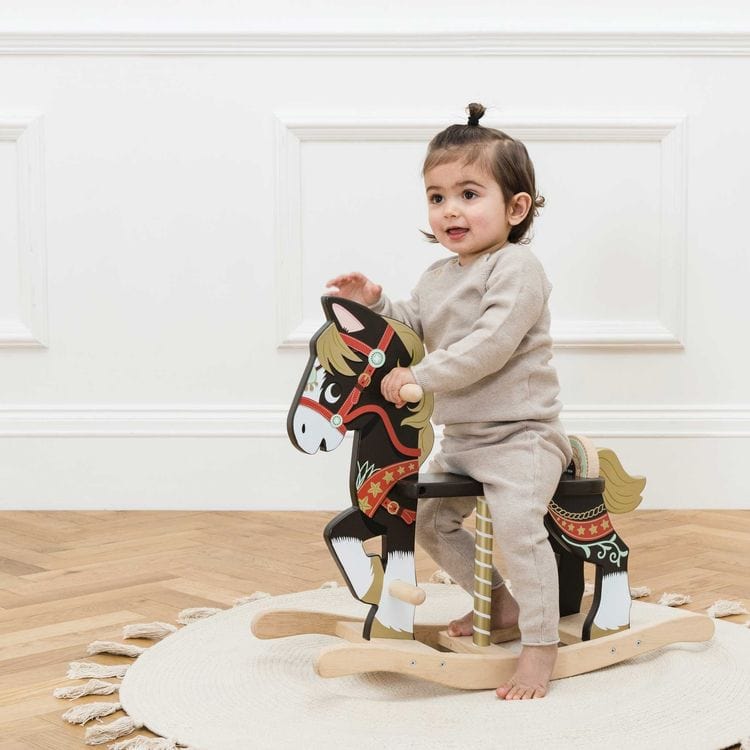 Alternative view of Classic Wooden Rocking Horse