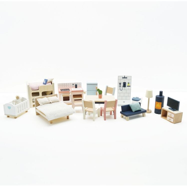 Complete Dollhouse Furniture Set - Image 3
