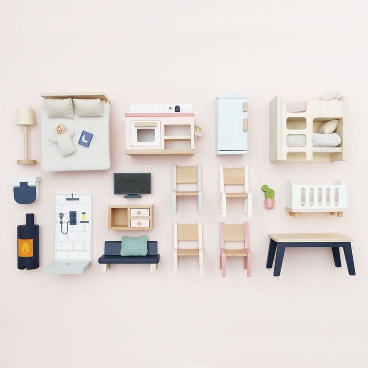 Alternative view of Complete Dollhouse Furniture Set