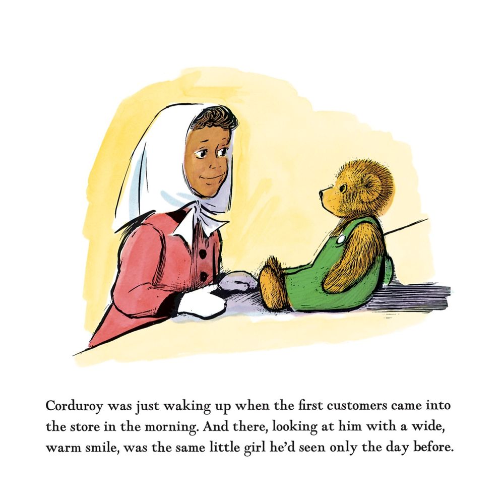 Alternative view of Corduroy Book