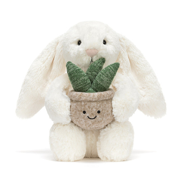 Cream Bunny with Plant - Image 2