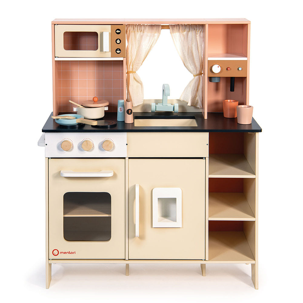 Cream Play Kitchen