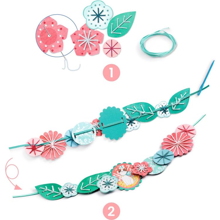 Alternative view of DIY Flora Necklace Craft Kit