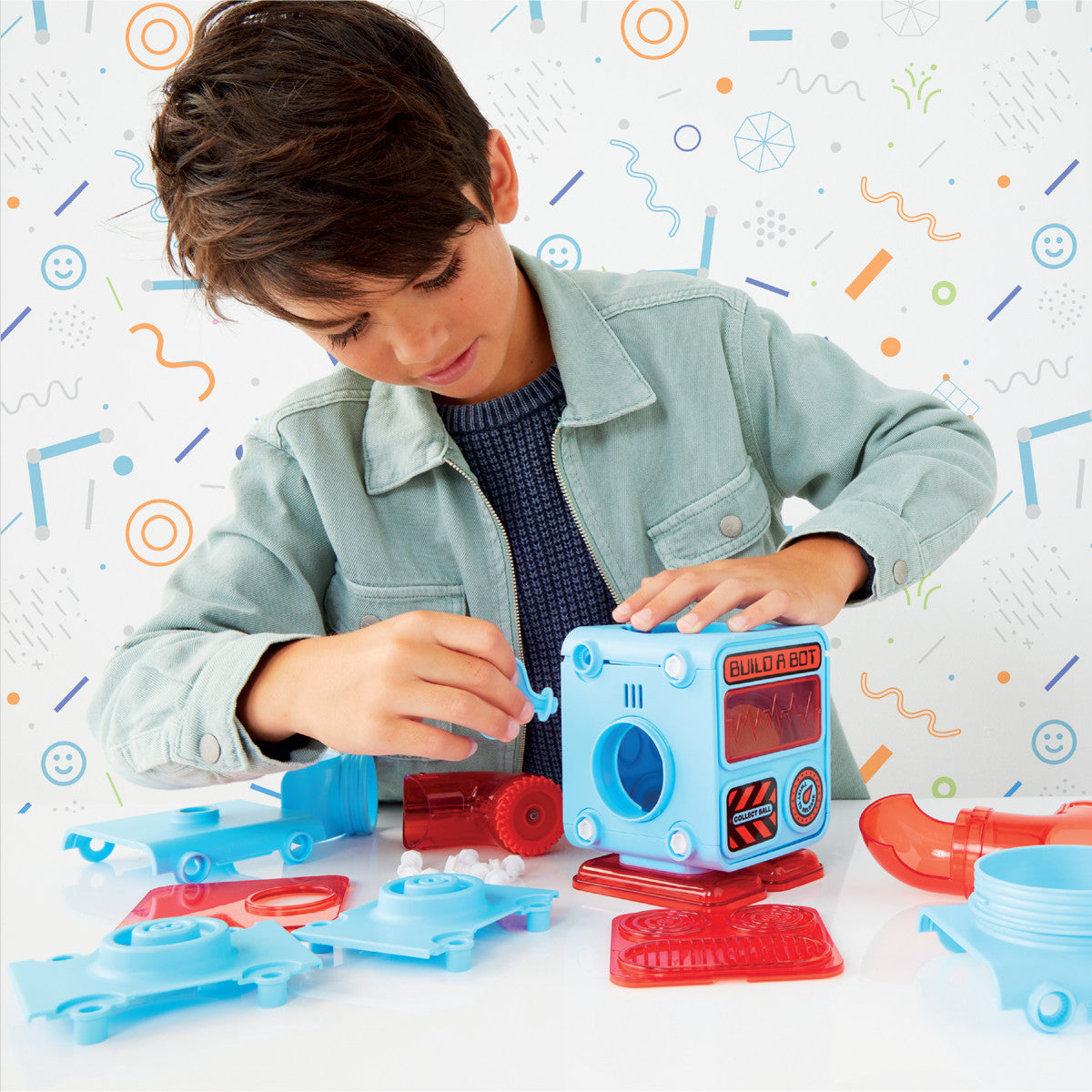 DIY Prize-Pod Robot 52-Piece Retro Vending Machine Build Kit - Image 3