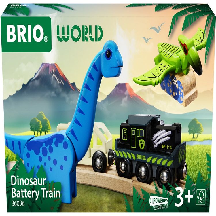 Alternative view of Dinosaur Battery Train