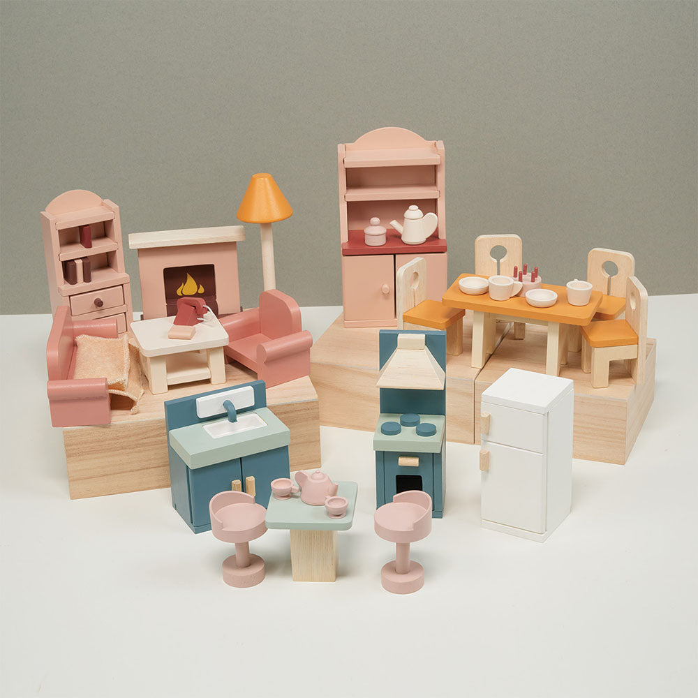 Alternative view of Dollhouse Downstairs Furniture Bundle
