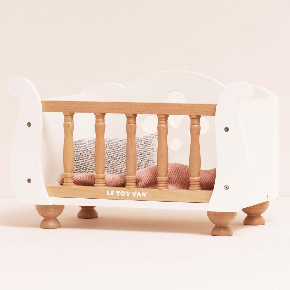 Dolls Wooden Cot - Image 5