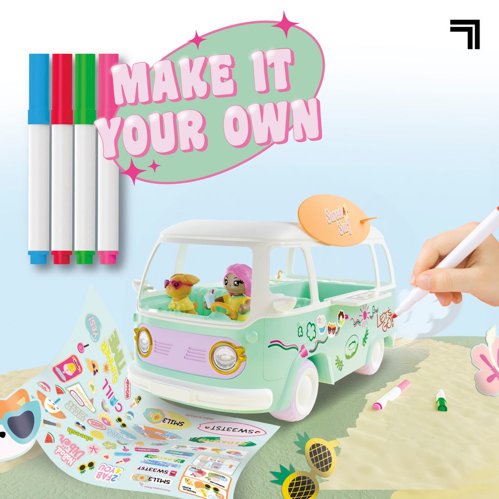 Alternative view of Doodle Sweets Shop Customizable RC Van