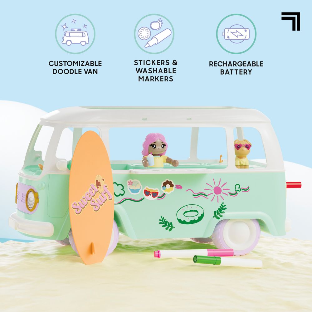Doodle Sweets Shop Customizable RC Van - Image 5