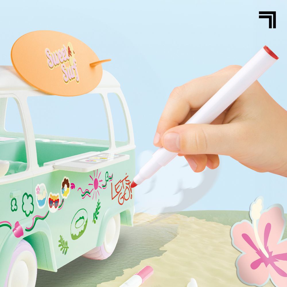 Doodle Sweets Shop Customizable RC Van - Image 6