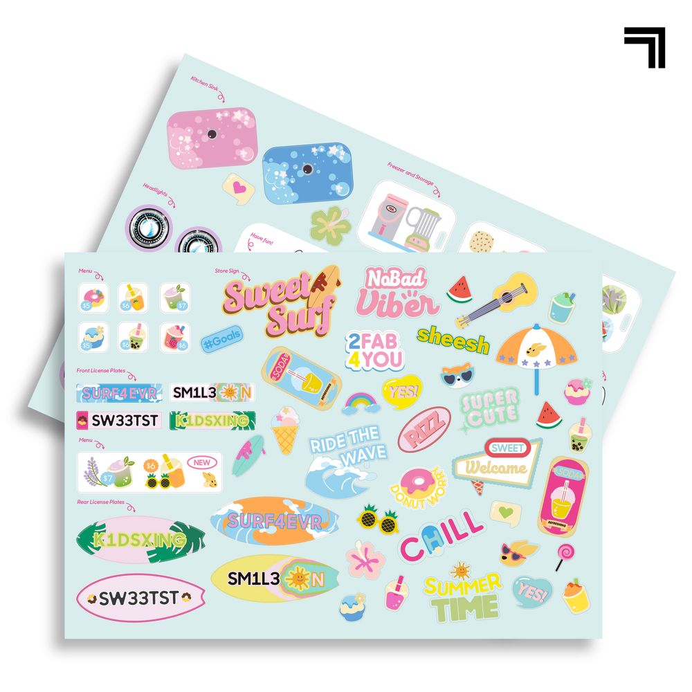 Doodle Sweets Shop Customizable RC Van - Image 7