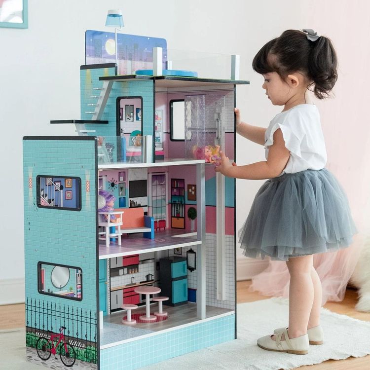 Dreamland Barcelona Dollhouse - Turquoise/Black - Image 7