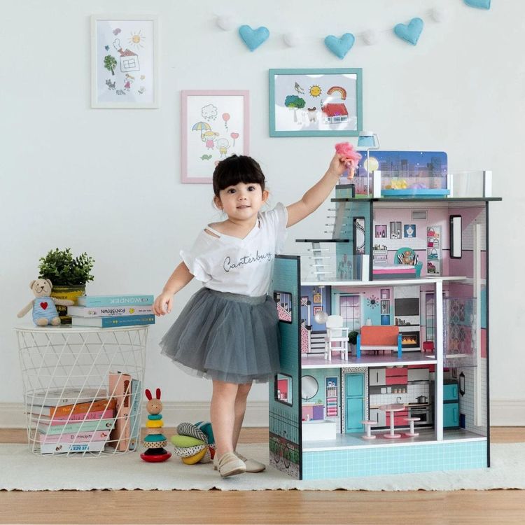 Alternative view of Dreamland Barcelona Dollhouse - Turquoise/Black