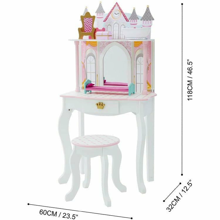 Dreamland Castle Play Vanity Set - White / Pink - Image 4