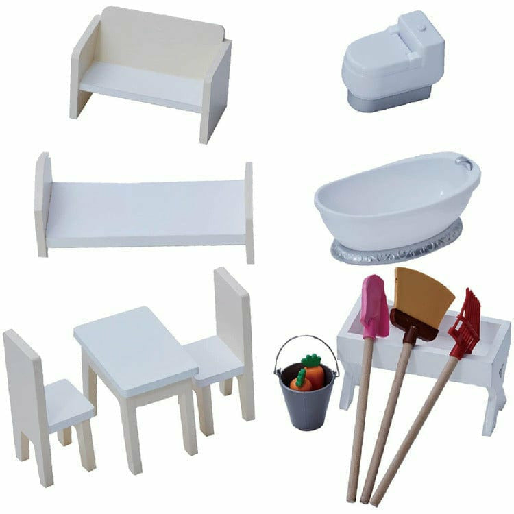 Dreamland Farm House Dollhouse - White / Grey - Image 5
