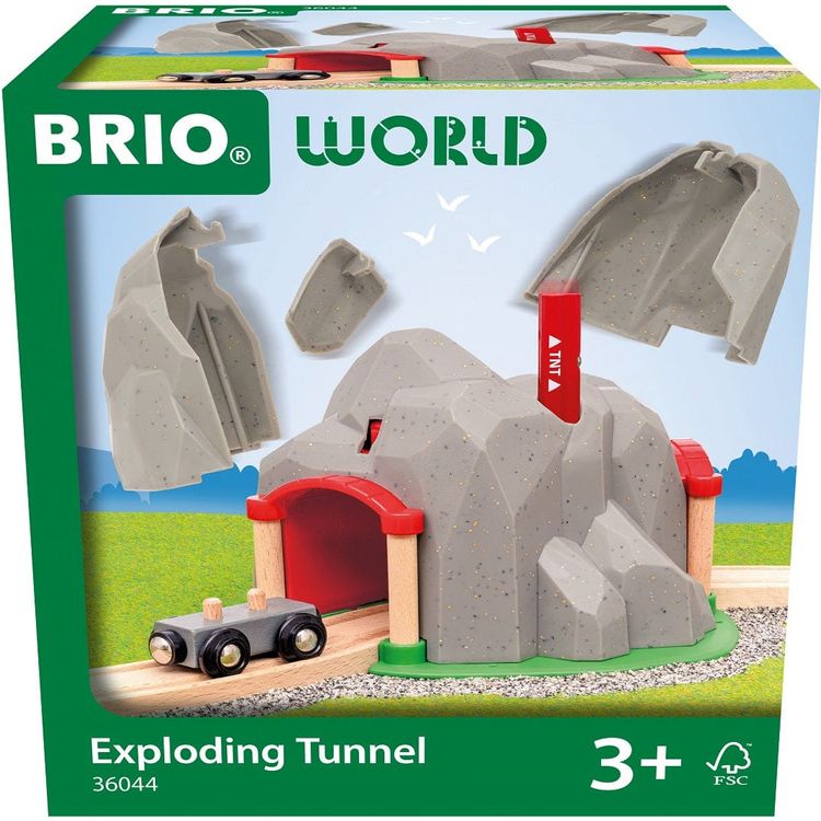 Alternative view of Dynamite Mountain Exploding Tunnel