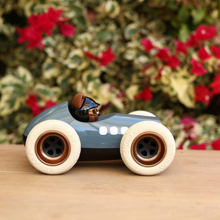 Egg Roadster Scrambler Car Toy - Grey/Blue - Image 5