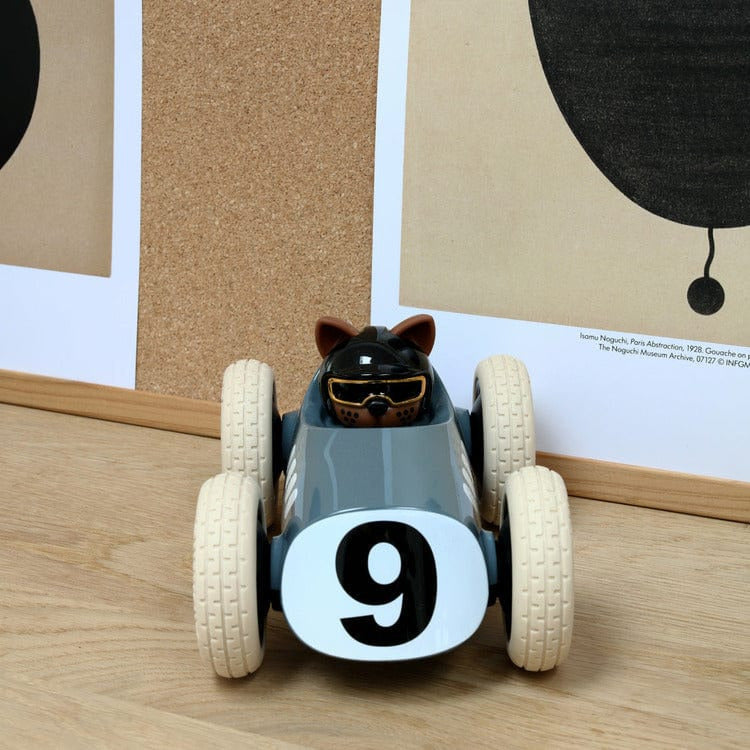 Egg Roadster Scrambler Car Toy - Grey/Blue - Image 4