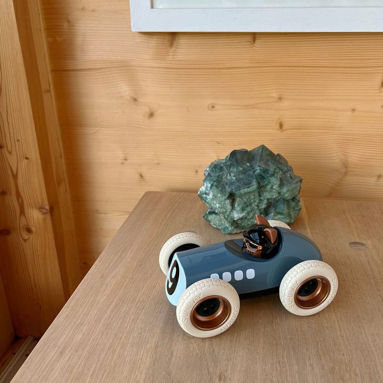 Egg Roadster Scrambler Car Toy - Grey/Blue - Image 3
