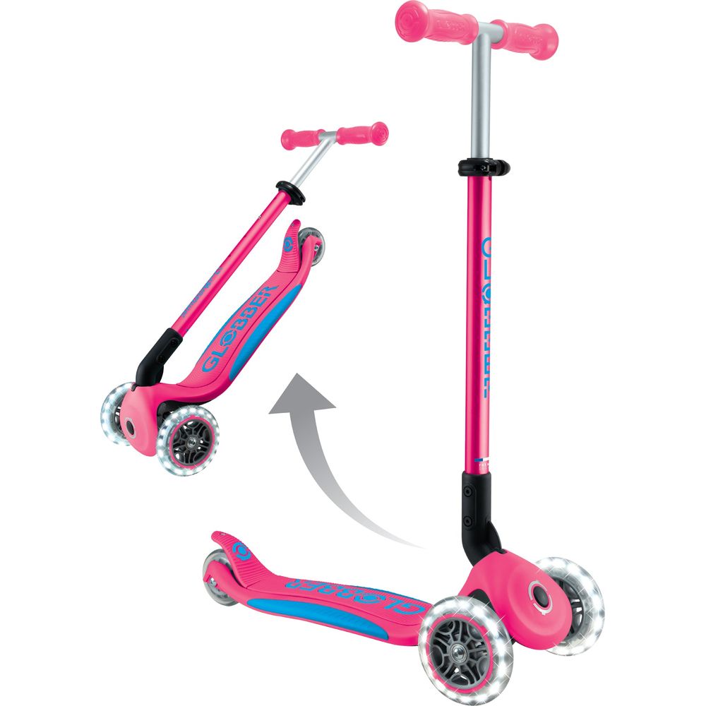 Elite Lights Scooter - Fuchsia - Image 3