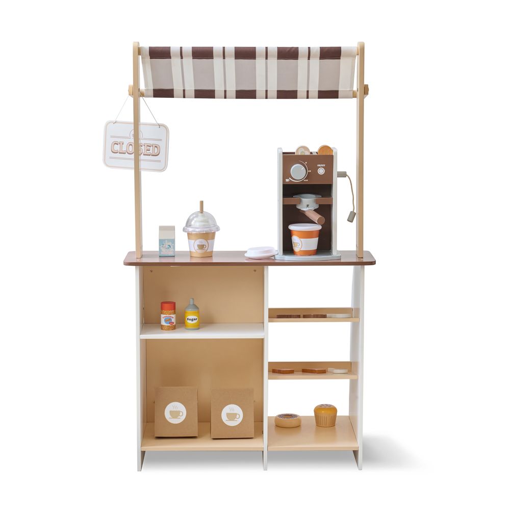 Espresso Treats Wooden Coffee Stand with 29 Accessories