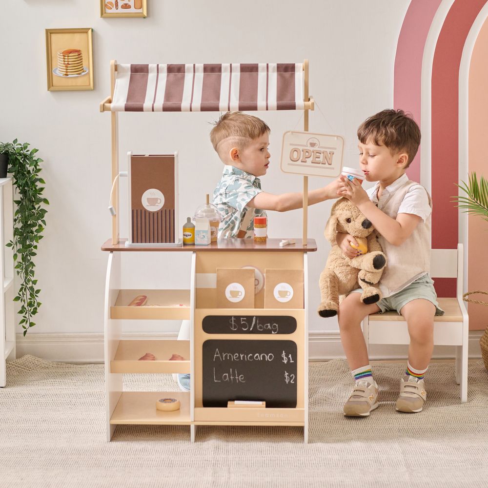 Alternative view of Espresso Treats Wooden Coffee Stand with 29 Accessories