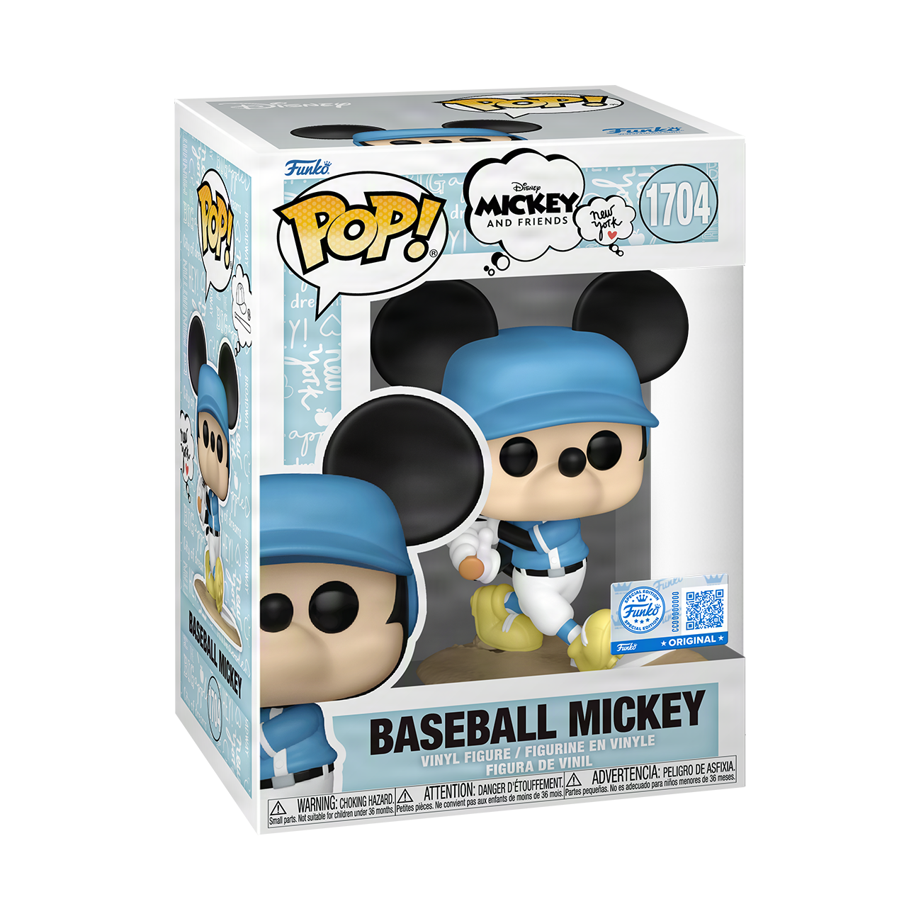 Exclusive Pop! Mickey Mouse - Baseball