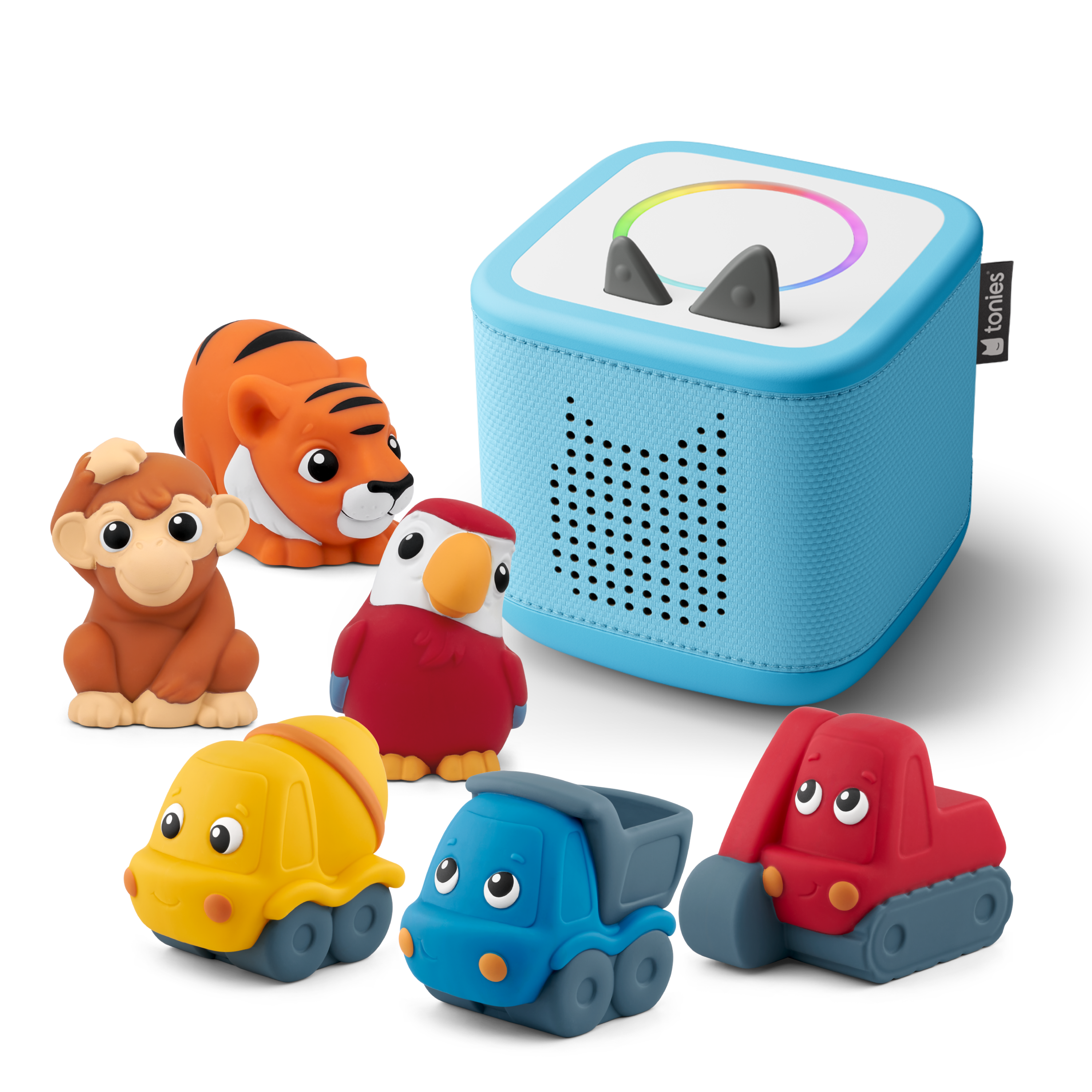 Exclusive Toniebox 2 Bundle: Jungle + Construction - Sky Blue