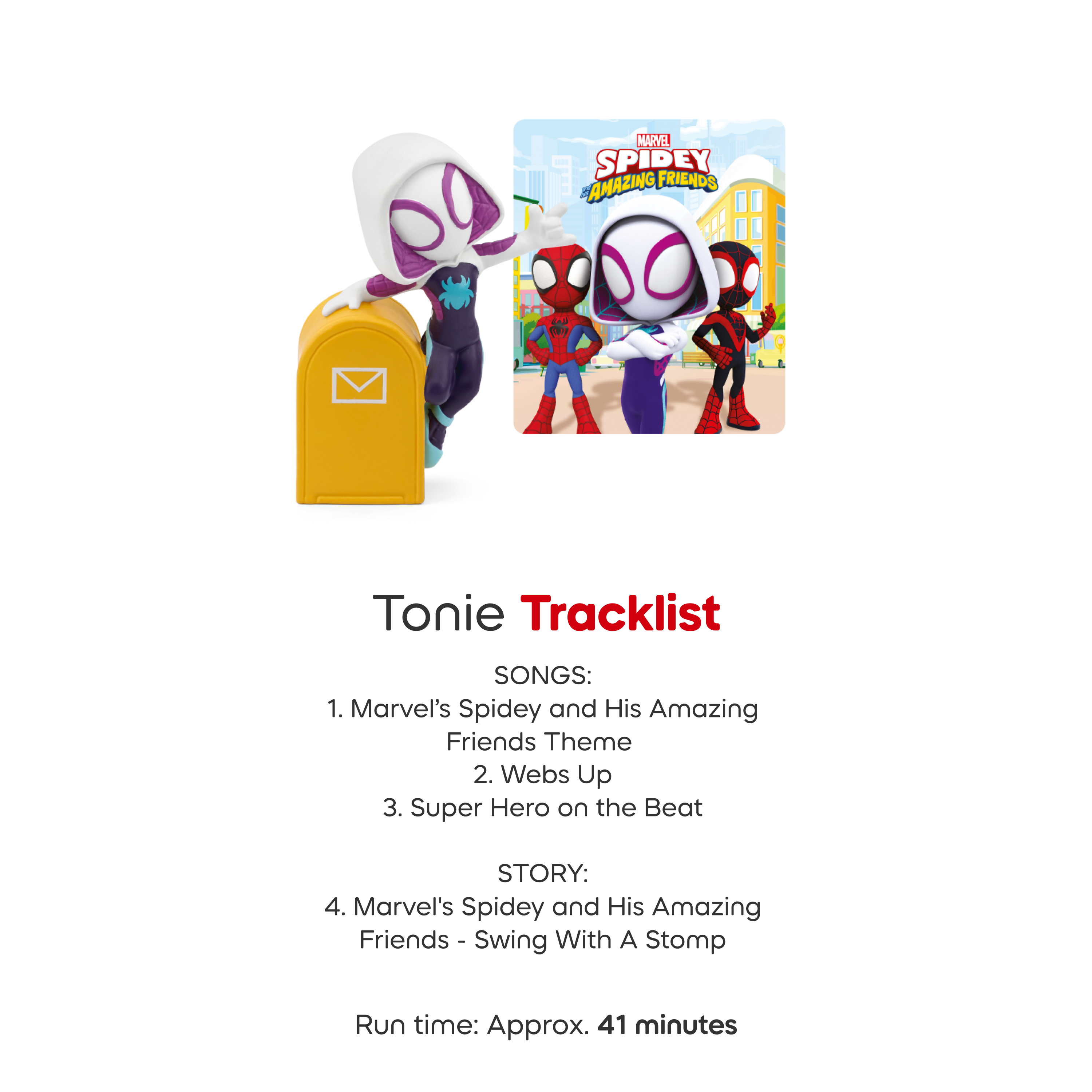 Exclusive Toniebox 2 Spidey & Friends Bundle: Sunset Red - Image 6