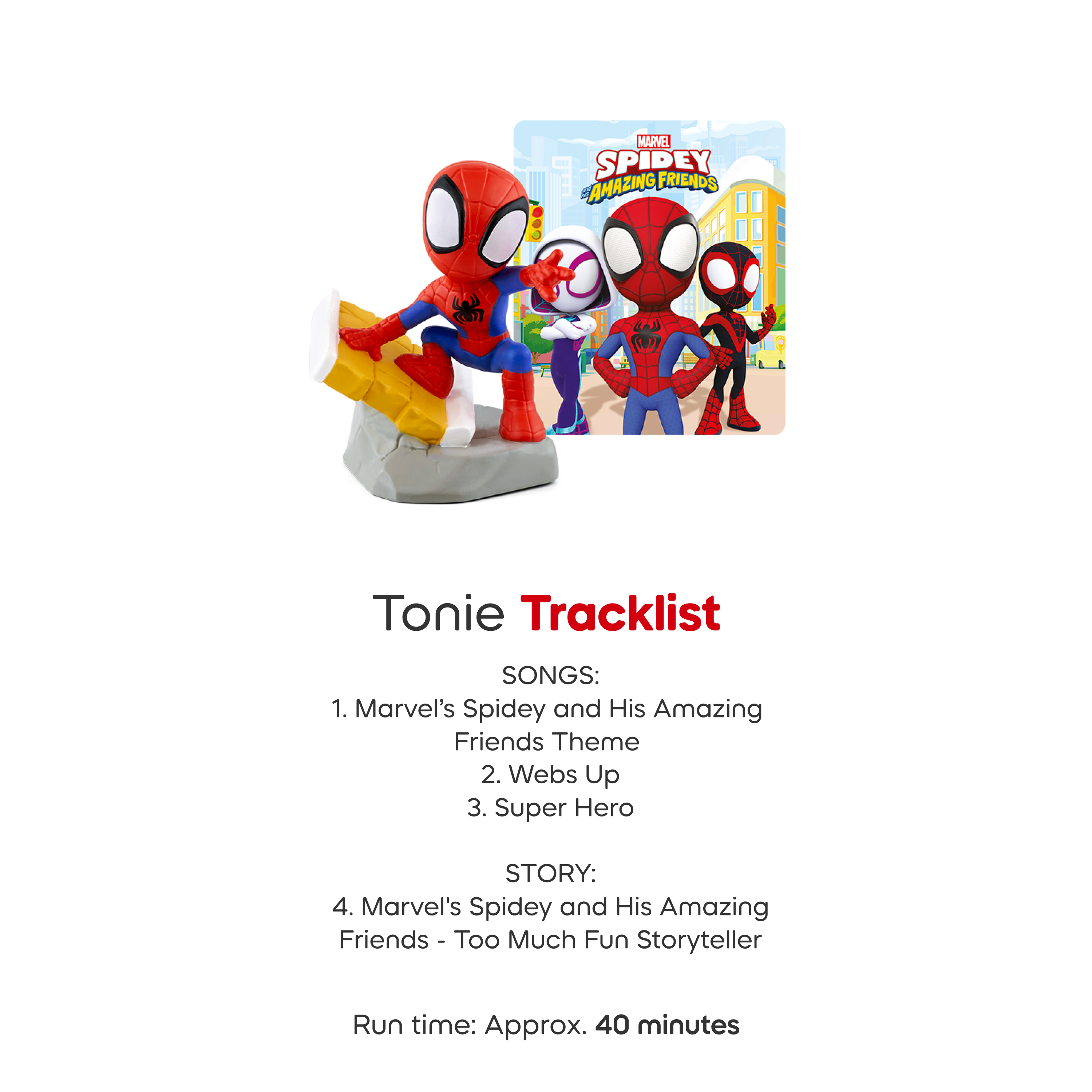 Exclusive Toniebox 2 Spidey & Friends Bundle: Sunset Red - Image 8