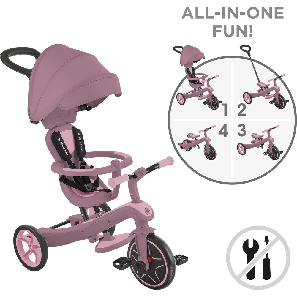 Explorer Trike Eco 4-in-1 - Berry - Image 3