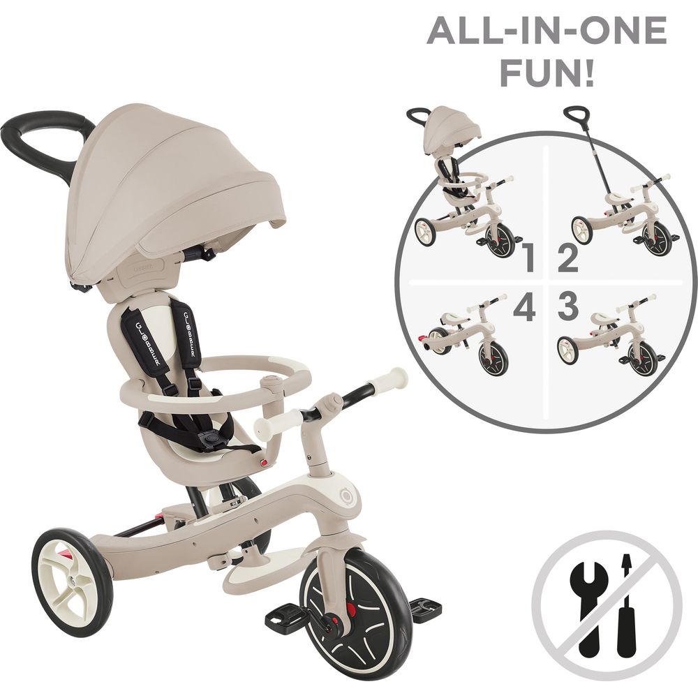 Alternative view of Explorer Trike Eco 4-in-1 - Coconut