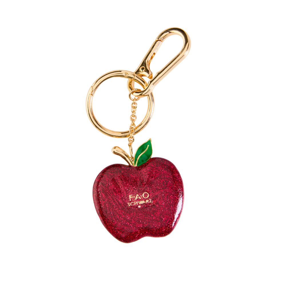 Alternative view of FAO NYC Apple Keychain