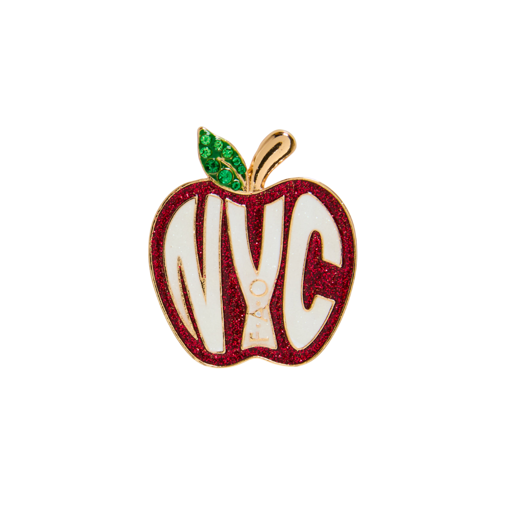 FAO NYC Apple Pin