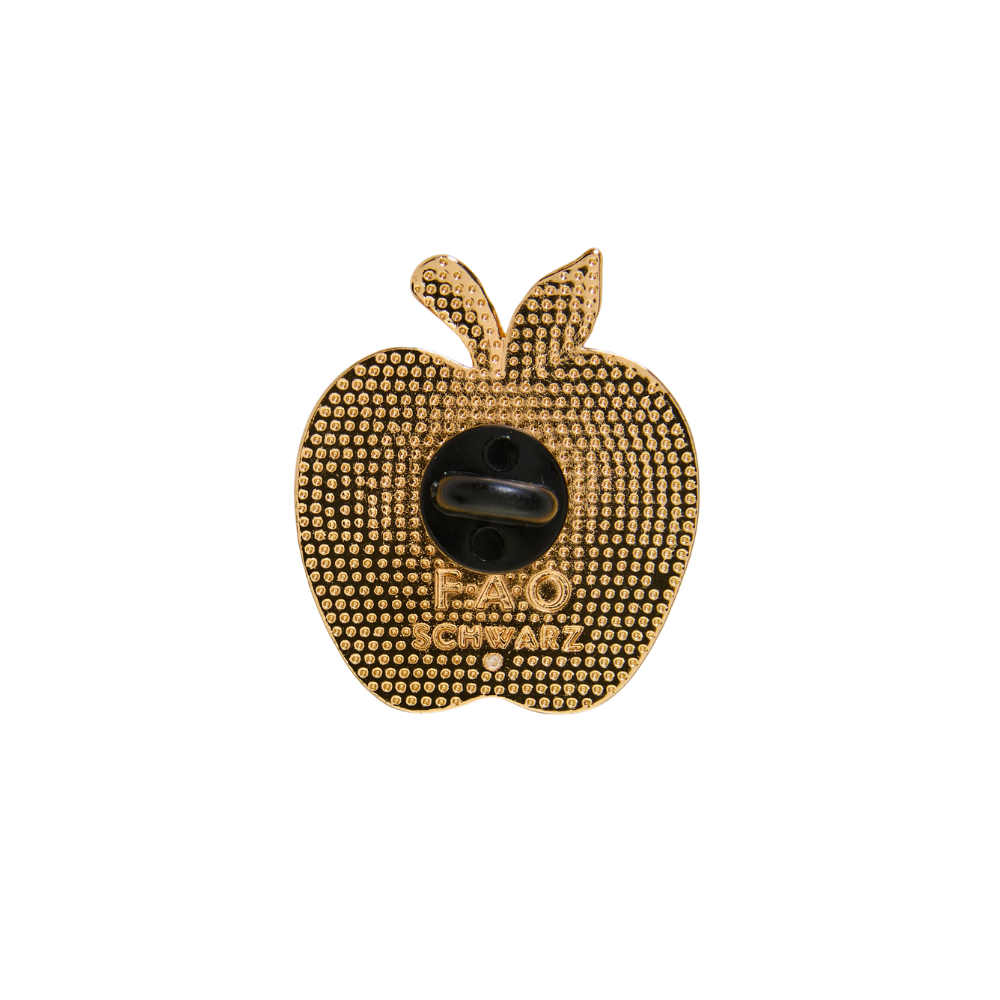 Alternative view of FAO NYC Apple Pin