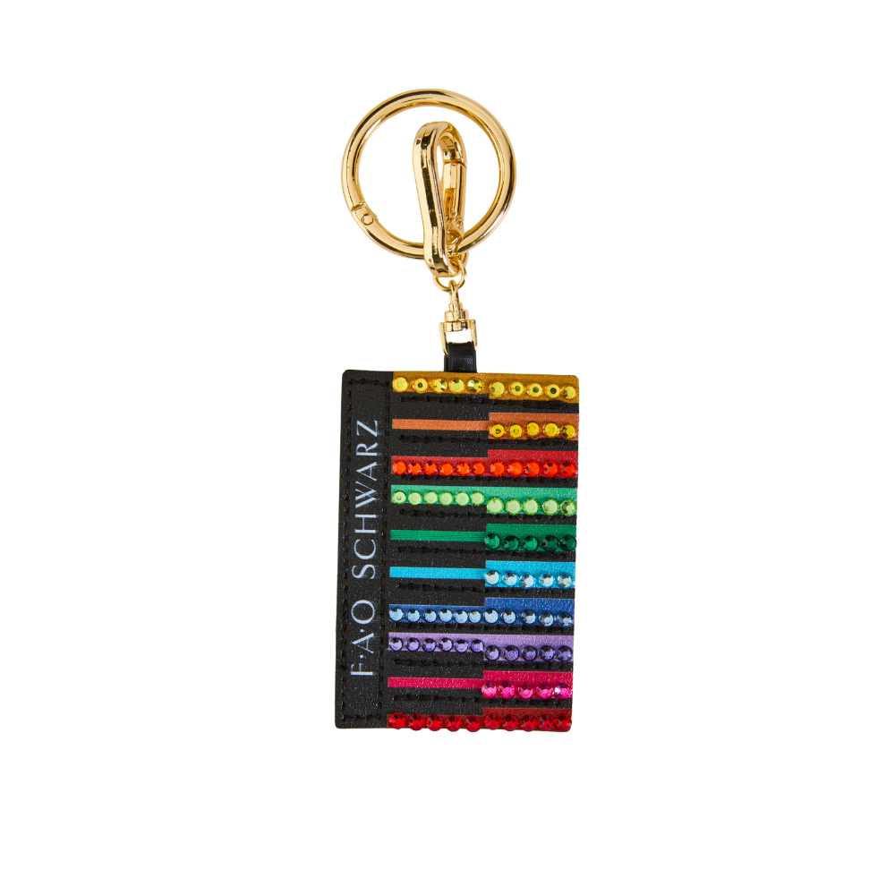 FAO Rainbow Piano Keychain