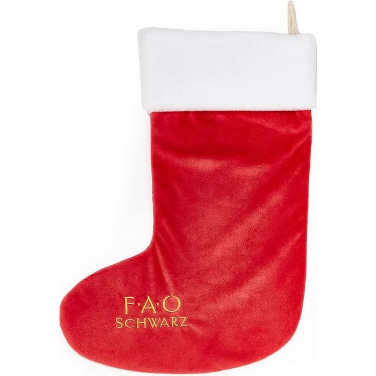 FAO Schwarz Red Christmas Stocking