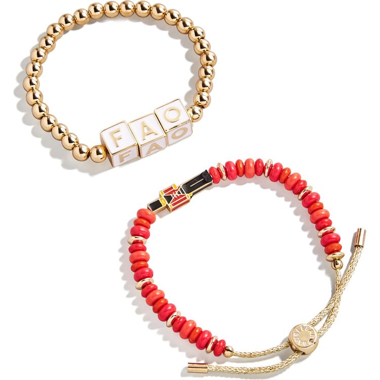 FAO Schwarz Red Pouch with Jewelry Set - Image 4