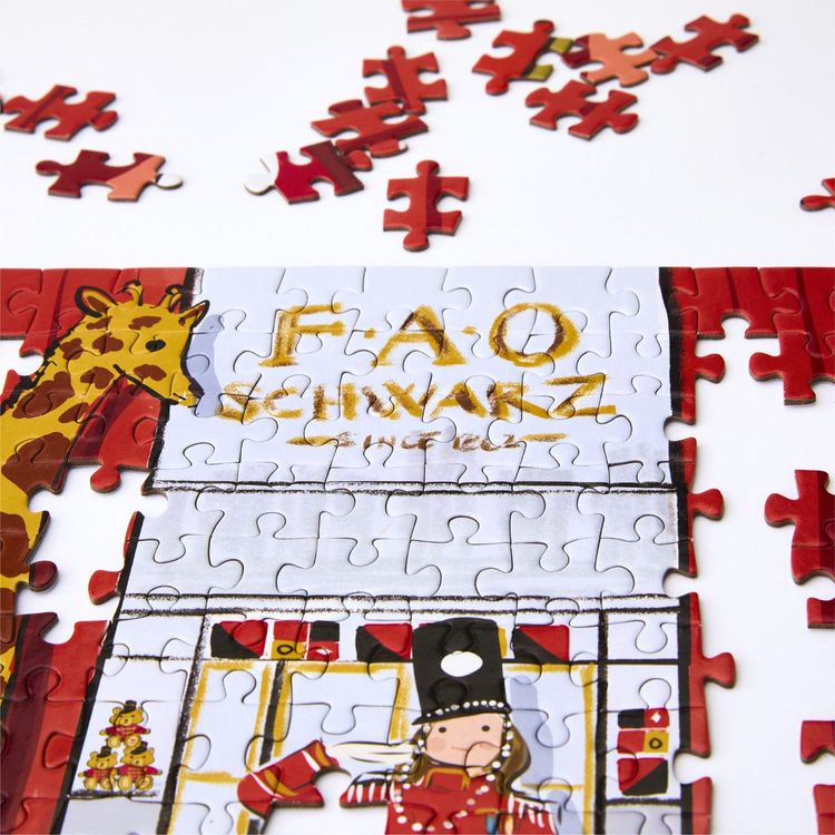 Alternative view of FAO Schwarz Twinkling Toyland 500 Piece Puzzle