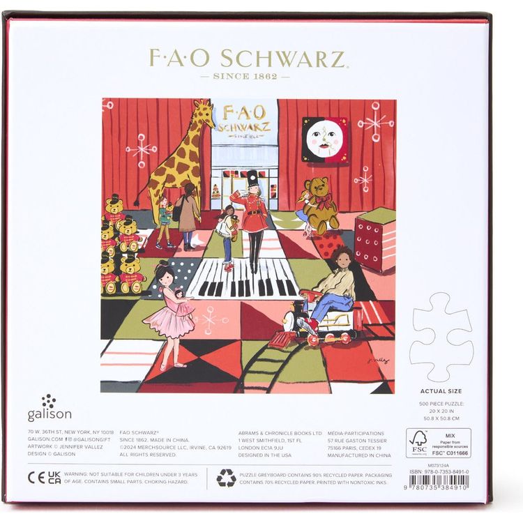 FAO Schwarz Twinkling Toyland 500 Piece Puzzle - Image 6