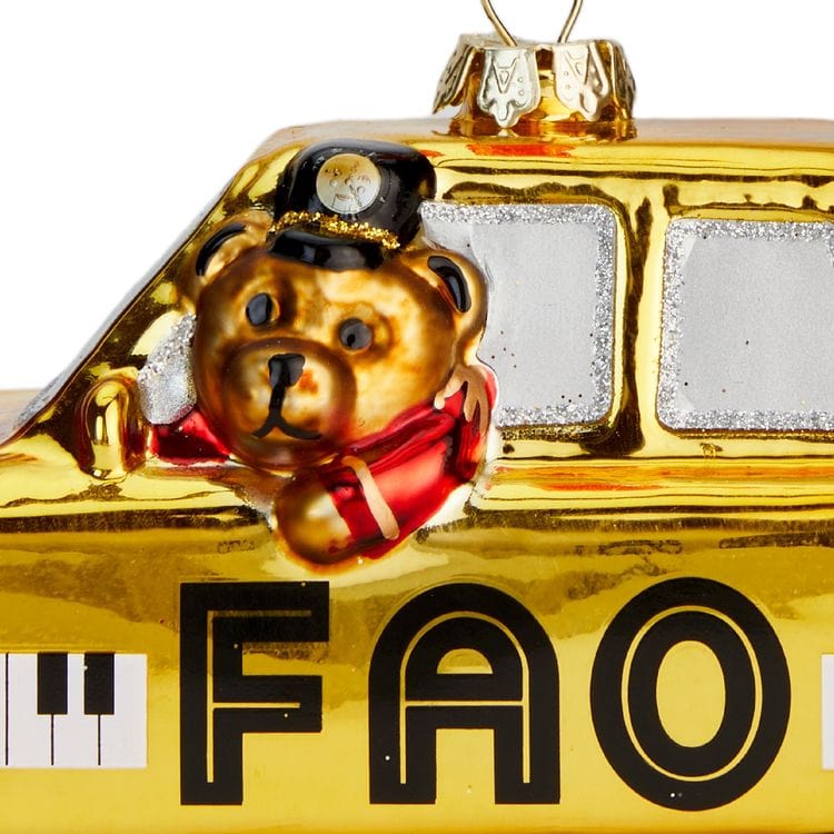 FAO Taxi Glass Ornament - Image 5