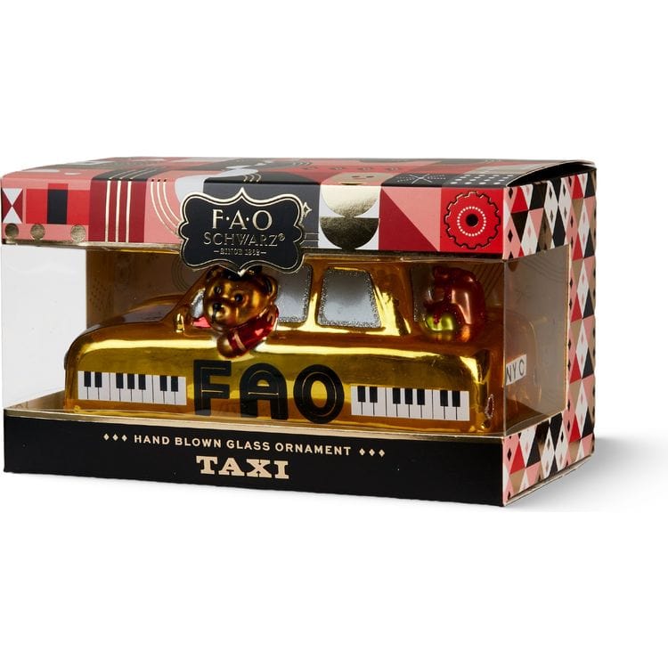 FAO Taxi Glass Ornament - Image 6
