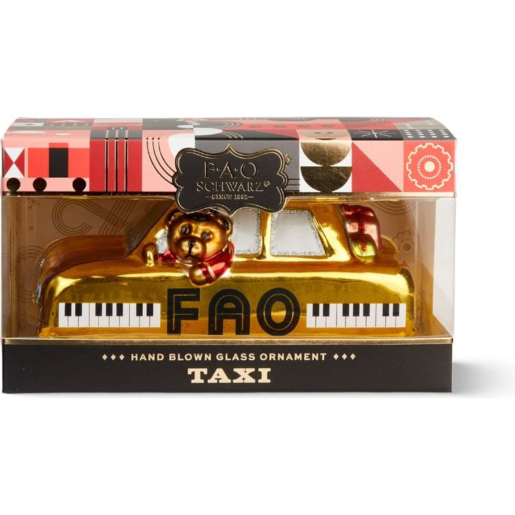 FAO Taxi Glass Ornament - Image 7