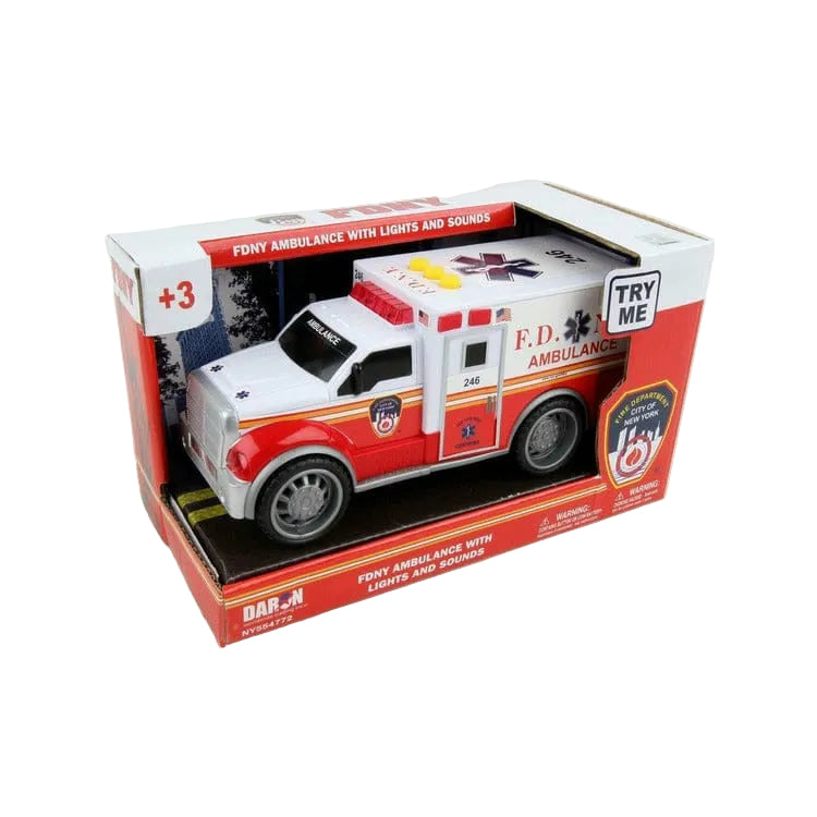 Alternative view of FDNY Ambulance Toy with Lights & Sound
