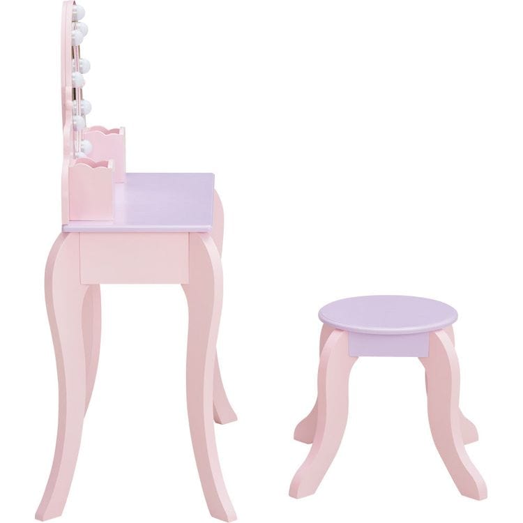 Alternative view of Fantasy Fields Little Princess Rapunzel Vanity with LED Mirror