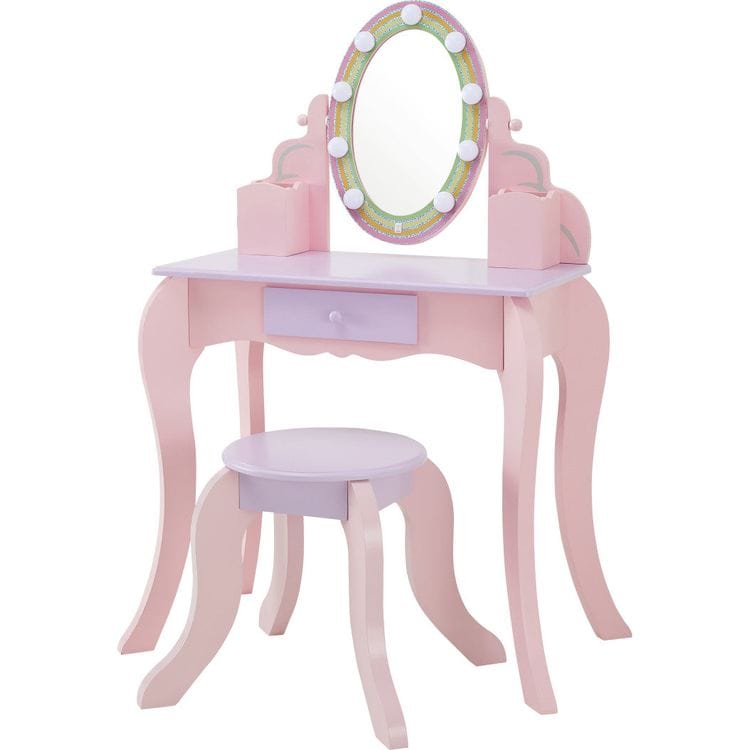 Fantasy Fields Little Princess Rapunzel Vanity with LED Mirror - Image 3