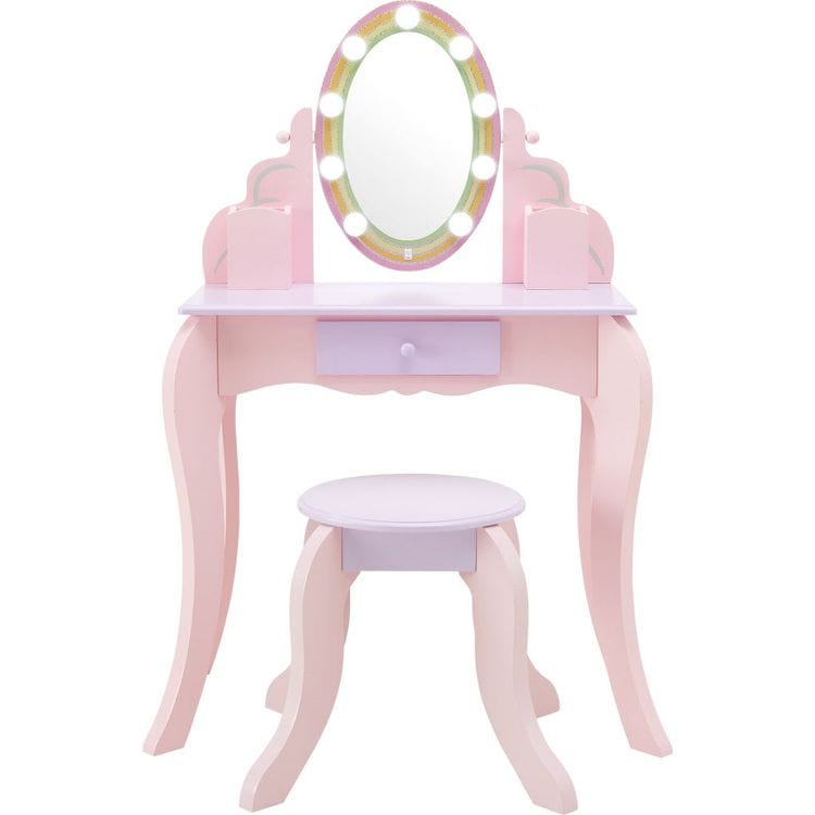 Fantasy Fields Little Princess Rapunzel Vanity with LED Mirror - Image 4