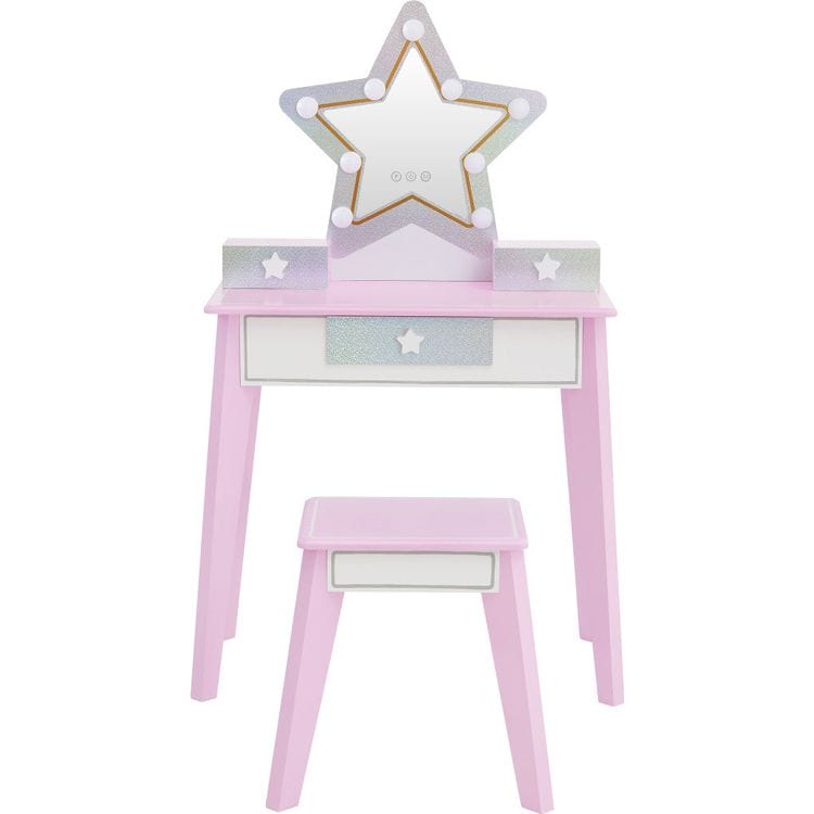 Alternative view of Fantasy Fields Little Princess Star Vanity with LED Mirror