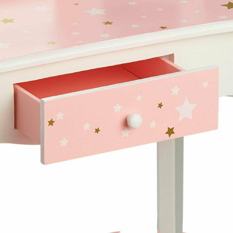 Fashion Twinkle Star Gisele Vanity Set - Pink/White - Image 5